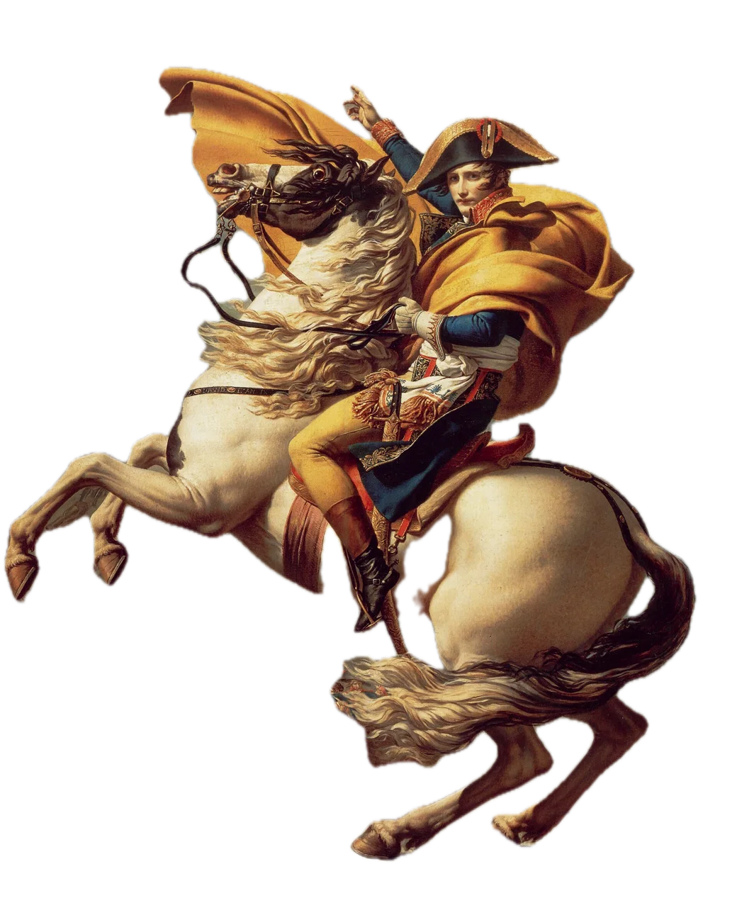 Napoleon crossing the Alps